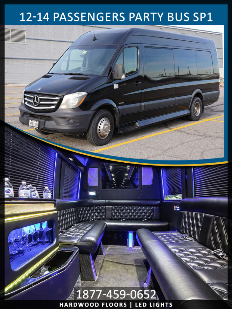 12-14 passengers party bus sp-1