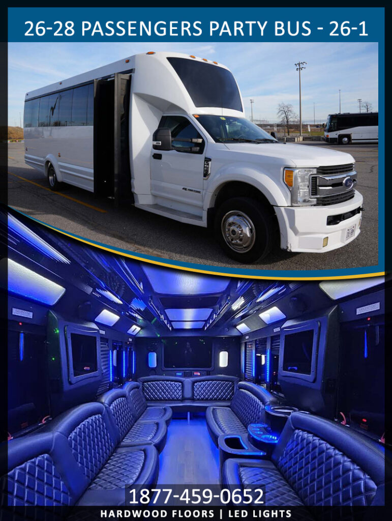 26-28 passengers party bus 26-1
